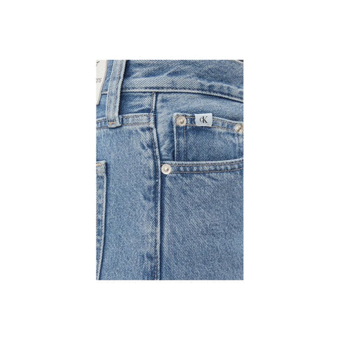 Calvin Klein Jeans Light Blue Cotton Relaxed Fit Jeans